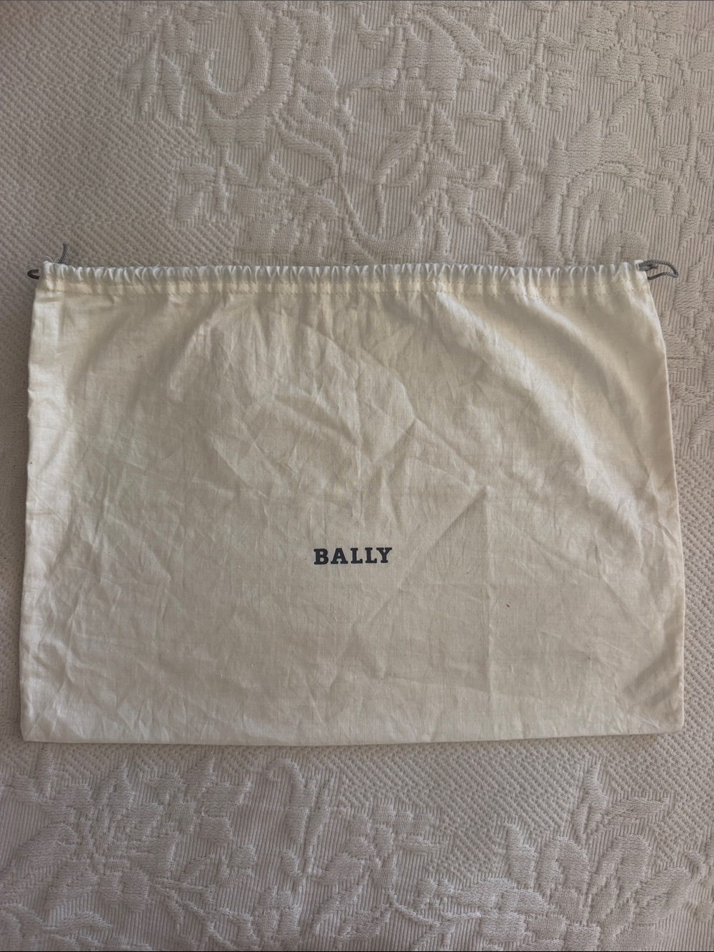Bally Ivory Drawstring Dust Bag